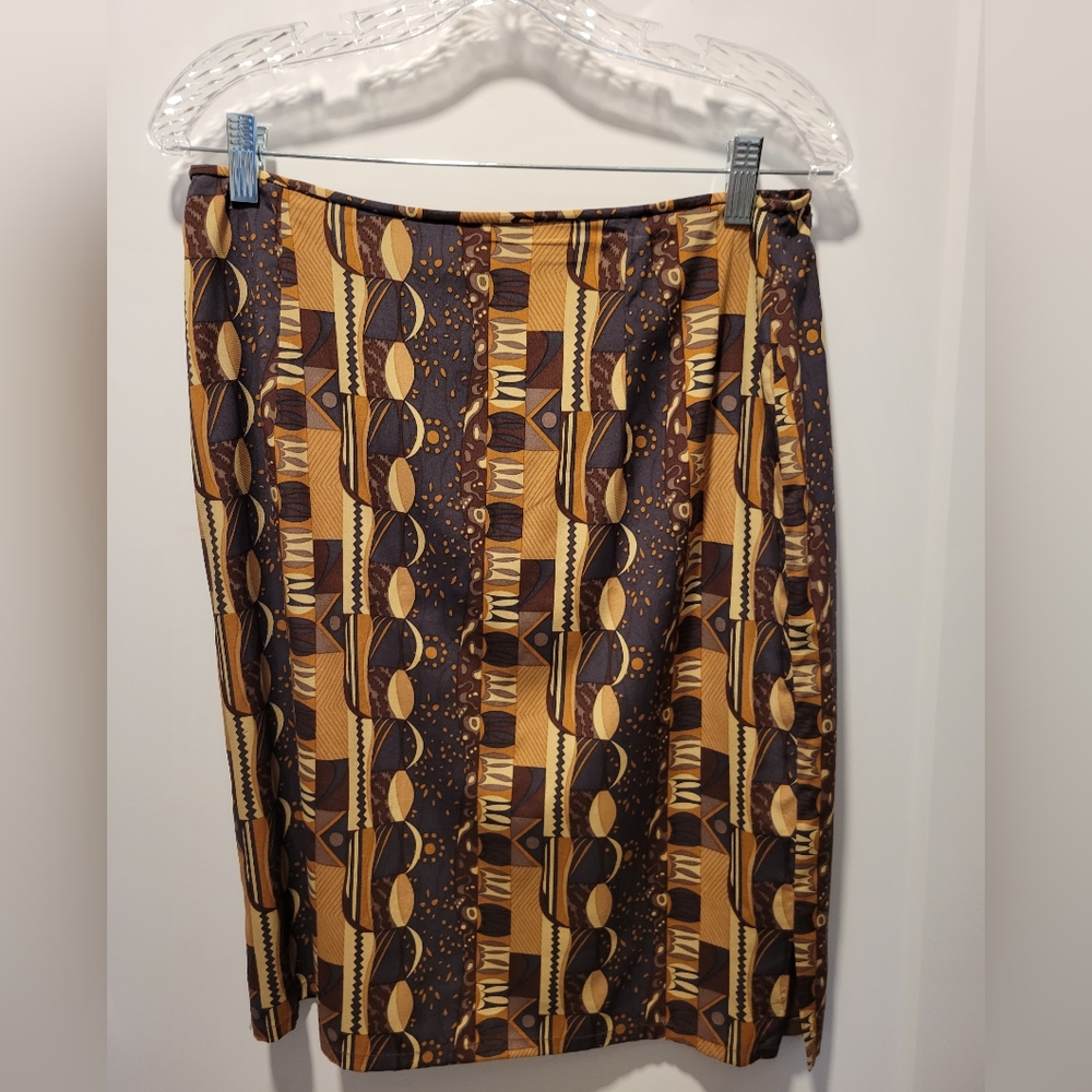 SILK skirt sz L